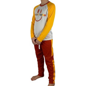 Thereabouts 2-Piece Sleepwear Set Big Boys Reddish Orange Flame Resistant Cozy